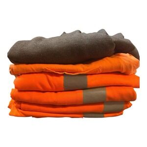 Men's Xxl Shirt Bundle Of Six Poor Condition/Very Used.  Long And Short Sleeve.